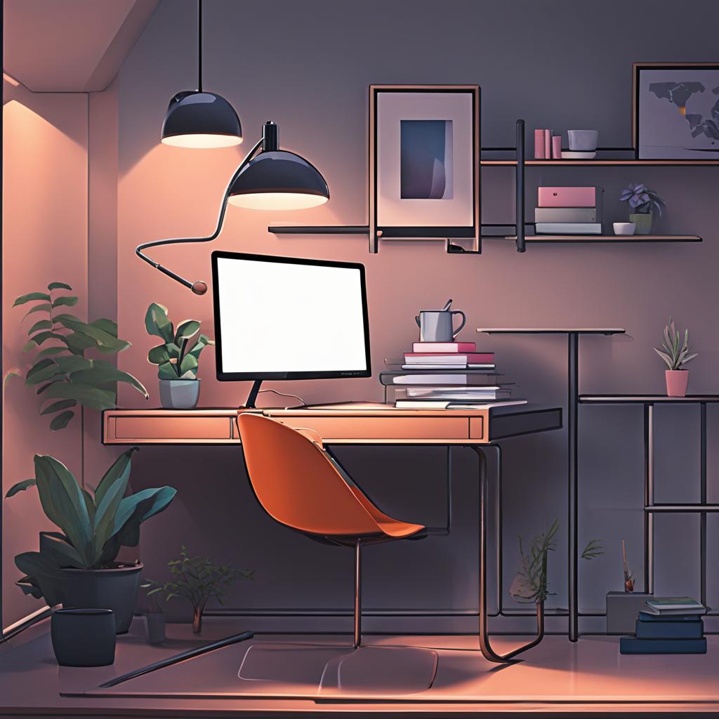 Smart Desk Lamp untuk Ruang Kerja yang Nyaman